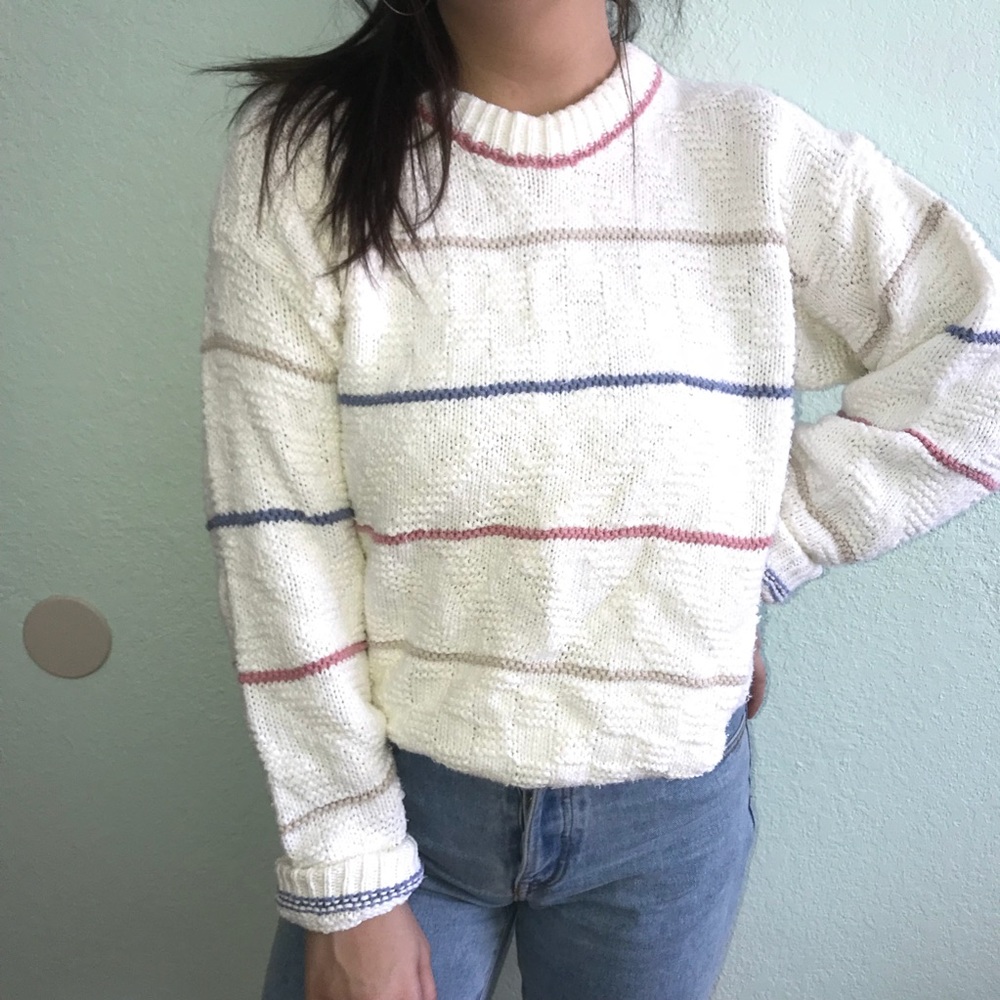 BABY COLOR STRIPED SWEATER